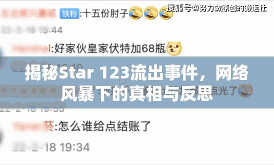 揭秘Star 123流出事件，網(wǎng)絡(luò)風暴下的真相與反思