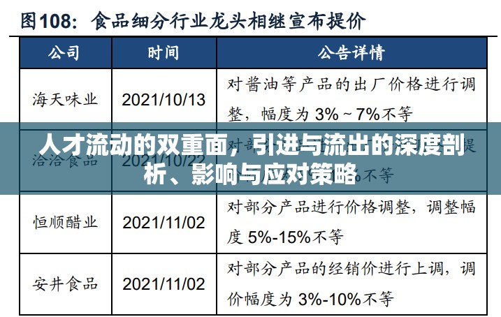 人才流動(dòng)的雙重面，引進(jìn)與流出的深度剖析、影響與應(yīng)對(duì)策略