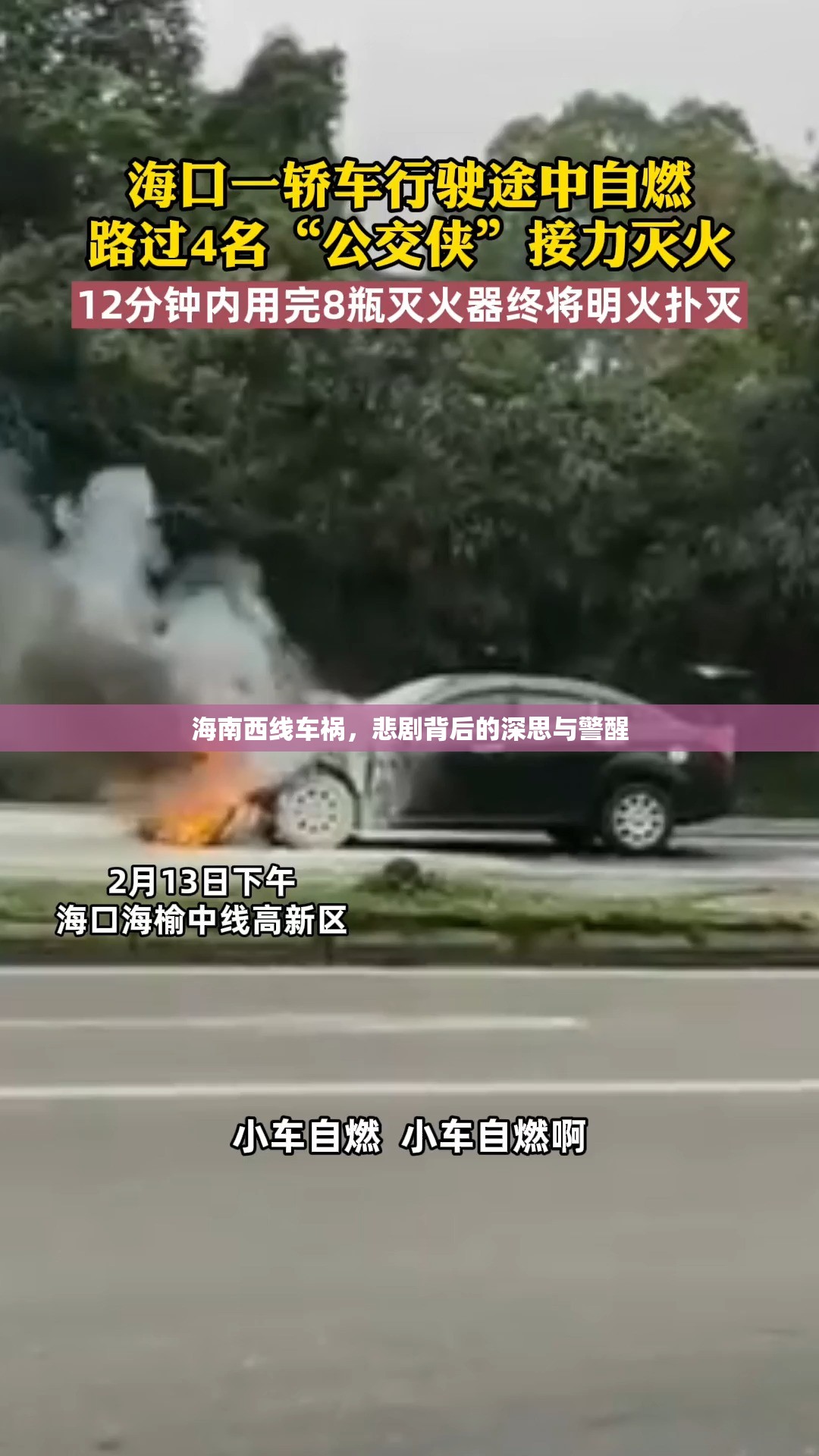 海南西線車禍，悲劇背后的深思與警醒