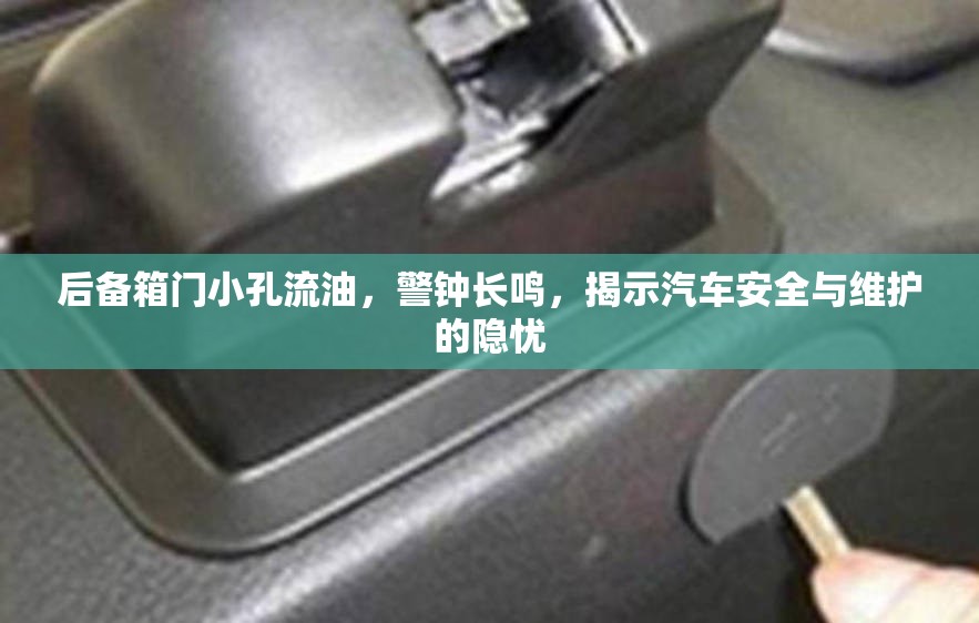 后備箱門小孔流油，警鐘長鳴，揭示汽車安全與維護的隱憂