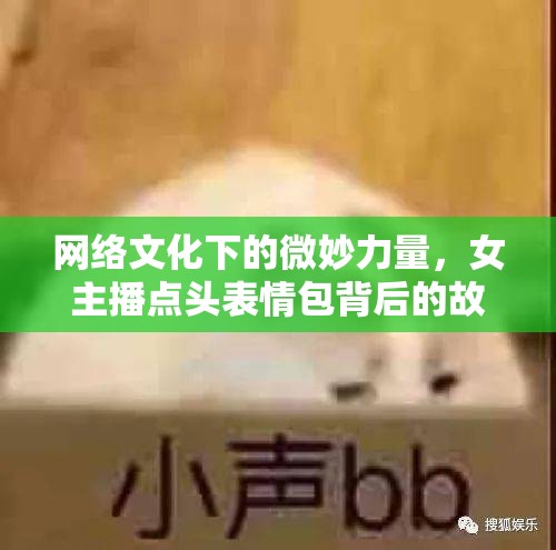 網絡文化下的微妙力量，女主播點頭表情包背后的故事