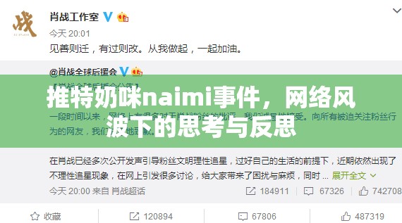 推特奶咪naimi事件，網(wǎng)絡(luò)風(fēng)波下的思考與反思