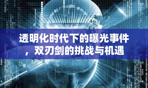 透明化時代下的曝光事件，雙刃劍的挑戰(zhàn)與機遇