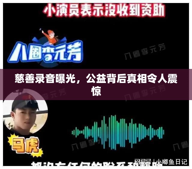 慈善錄音曝光，公益背后真相令人震驚