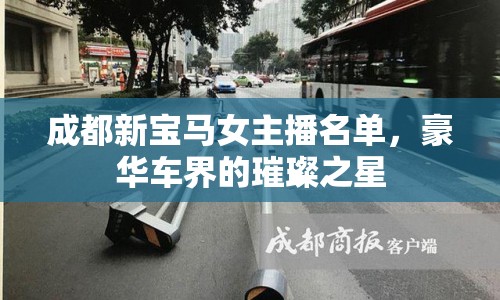 成都新寶馬女主播名單，豪華車(chē)界的璀璨之星