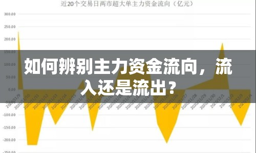 如何辨別主力資金流向，流入還是流出？