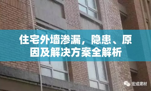 住宅外墻滲漏，隱患、原因及解決方案全解析