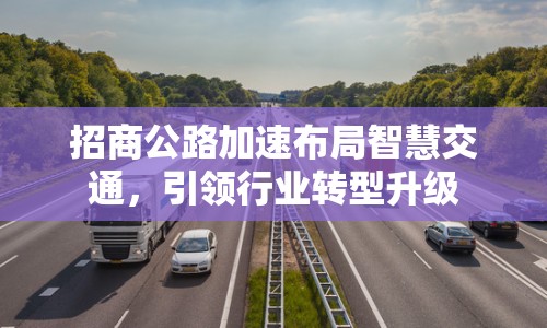 招商公路加速布局智慧交通，引領(lǐng)行業(yè)轉(zhuǎn)型升級