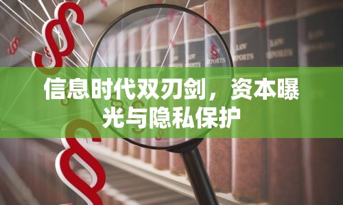 信息時(shí)代雙刃劍，資本曝光與隱私保護(hù)