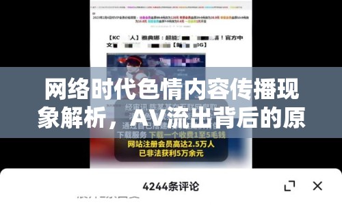 網絡時代色情內容傳播現象解析，AV流出背后的原因