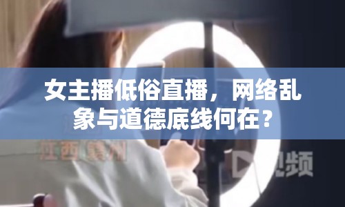 女主播低俗直播，網(wǎng)絡(luò)亂象與道德底線何在？