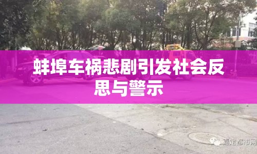 蚌埠車禍悲劇引發(fā)社會(huì)反思與警示