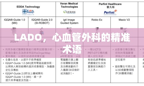 LADO，心血管外科的精準(zhǔn)術(shù)語