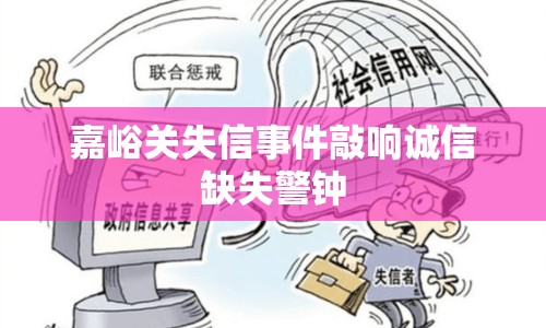 嘉峪關(guān)失信事件敲響誠信缺失警鐘