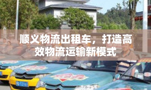 順義物流出租車，打造高效物流運輸新模式