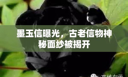 墨玉信曝光，古老信物神秘面紗被揭開