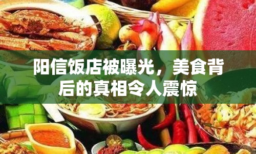 陽信飯店被曝光，美食背后的真相令人震驚