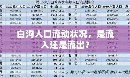 白溝人口流動(dòng)狀況，是流入還是流出？