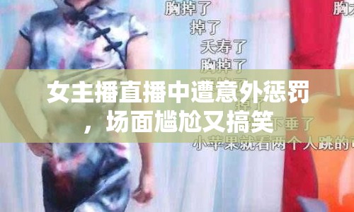 女主播直播中遭意外懲罰，場面尷尬又搞笑