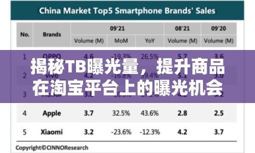 揭秘TB曝光量，提升商品在淘寶平臺上的曝光機會