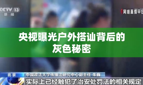 央視曝光戶外搭訕背后的灰色秘密