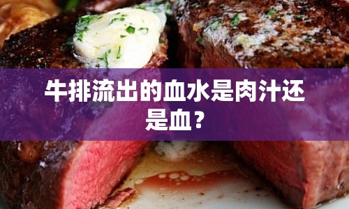 牛排流出的血水是肉汁還是血？