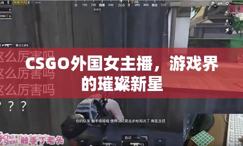 CSGO外國(guó)女主播，游戲界的璀璨新星