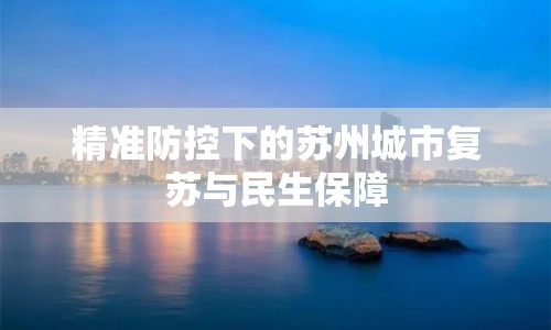 精準防控下的蘇州城市復(fù)蘇與民生保障