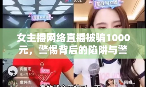 女主播網(wǎng)絡(luò)直播被騙1000元，警惕背后的陷阱與警示