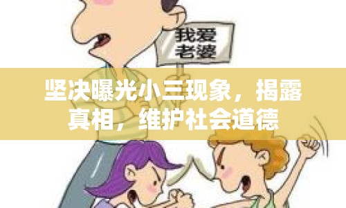 堅決曝光小三現(xiàn)象，揭露真相，維護社會道德