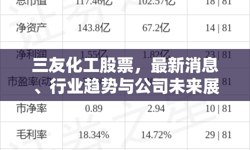 三友化工股票，最新消息、行業(yè)趨勢與公司未來展望