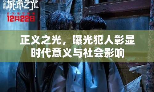 正義之光，曝光犯人彰顯時(shí)代意義與社會(huì)影響