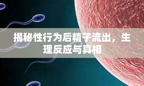 揭秘性行為后精子流出，生理反應(yīng)與真相