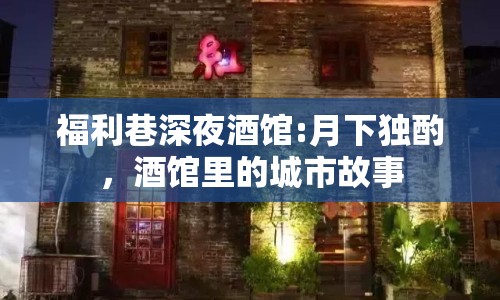 福利巷深夜酒館:月下獨酌，酒館里的城市故事