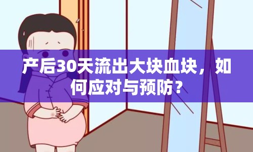 產(chǎn)后30天流出大塊血塊，如何應對與預防？