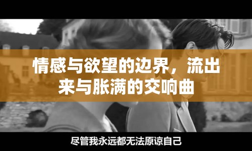 情感與欲望的邊界，流出來與脹滿的交響曲