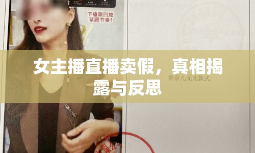 女主播直播賣假，真相揭露與反思