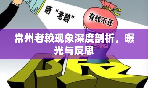 常州老賴現(xiàn)象深度剖析，曝光與反思