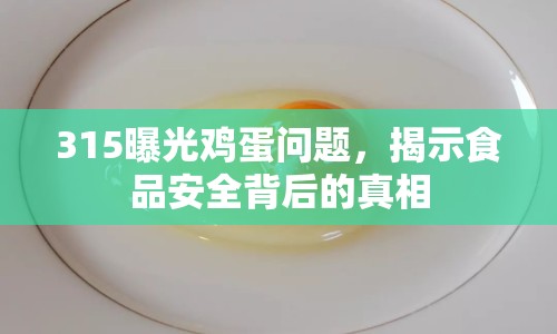 315曝光雞蛋問題，揭示食品安全背后的真相