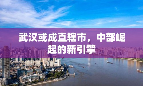 武漢或成直轄市，中部崛起的新引擎