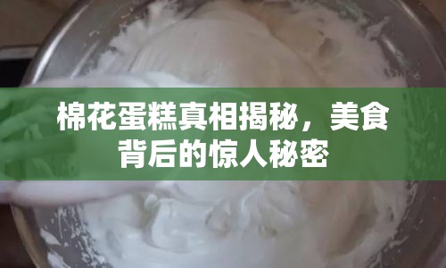 棉花蛋糕真相揭秘，美食背后的驚人秘密