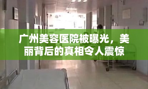 廣州美容醫(yī)院被曝光，美麗背后的真相令人震驚