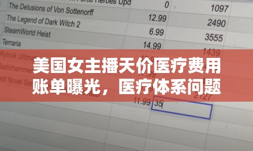 美國(guó)女主播天價(jià)醫(yī)療費(fèi)用賬單曝光，醫(yī)療體系問(wèn)題再引熱議