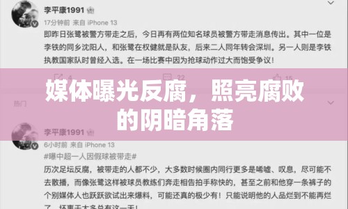 媒體曝光反腐，照亮腐敗的陰暗角落