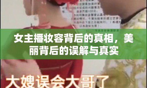 女主播妝容背后的真相，美麗背后的誤解與真實(shí)