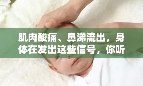 肌肉酸痛、鼻涕流出，身體在發(fā)出這些信號(hào)，你聽懂了嗎？