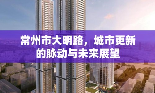 常州市大明路，城市更新的脈動與未來展望