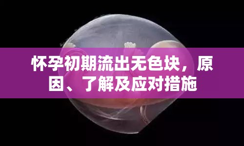 懷孕初期流出無色塊，原因、了解及應對措施