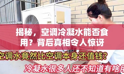 揭秘，空調(diào)冷凝水能否食用？背后真相令人驚訝