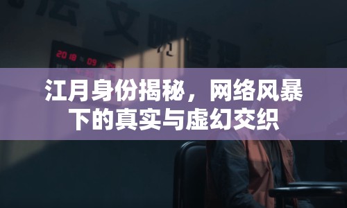 江月身份揭秘，網絡風暴下的真實與虛幻交織